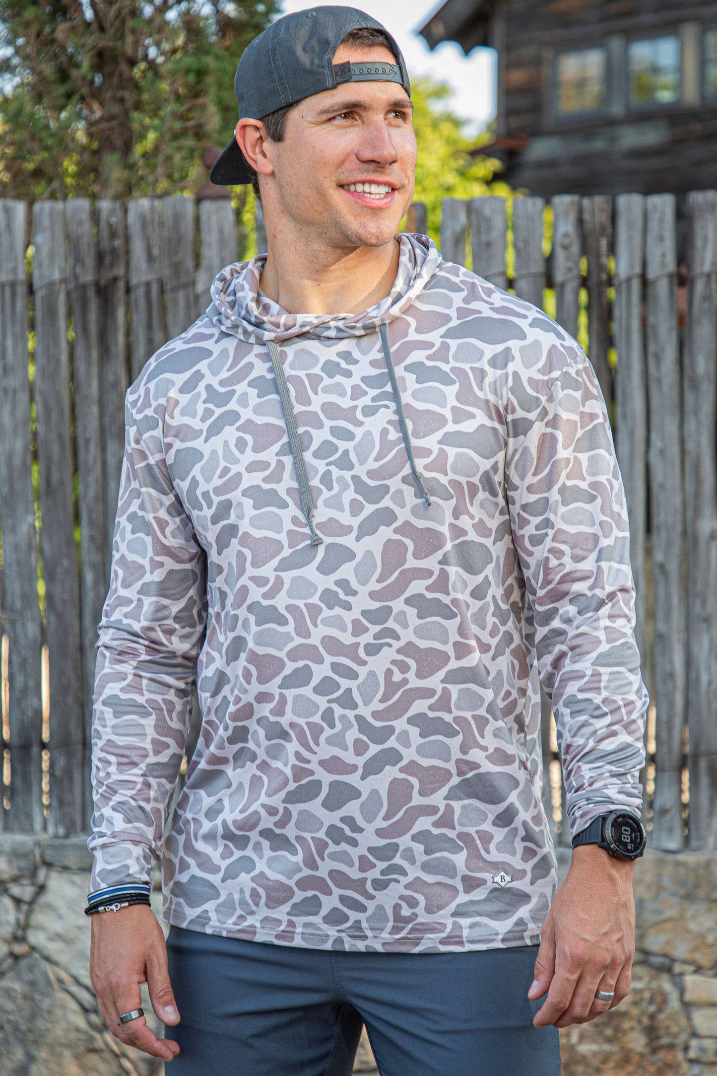 Burlebo Performance Hoodie - Classic Deer Camo