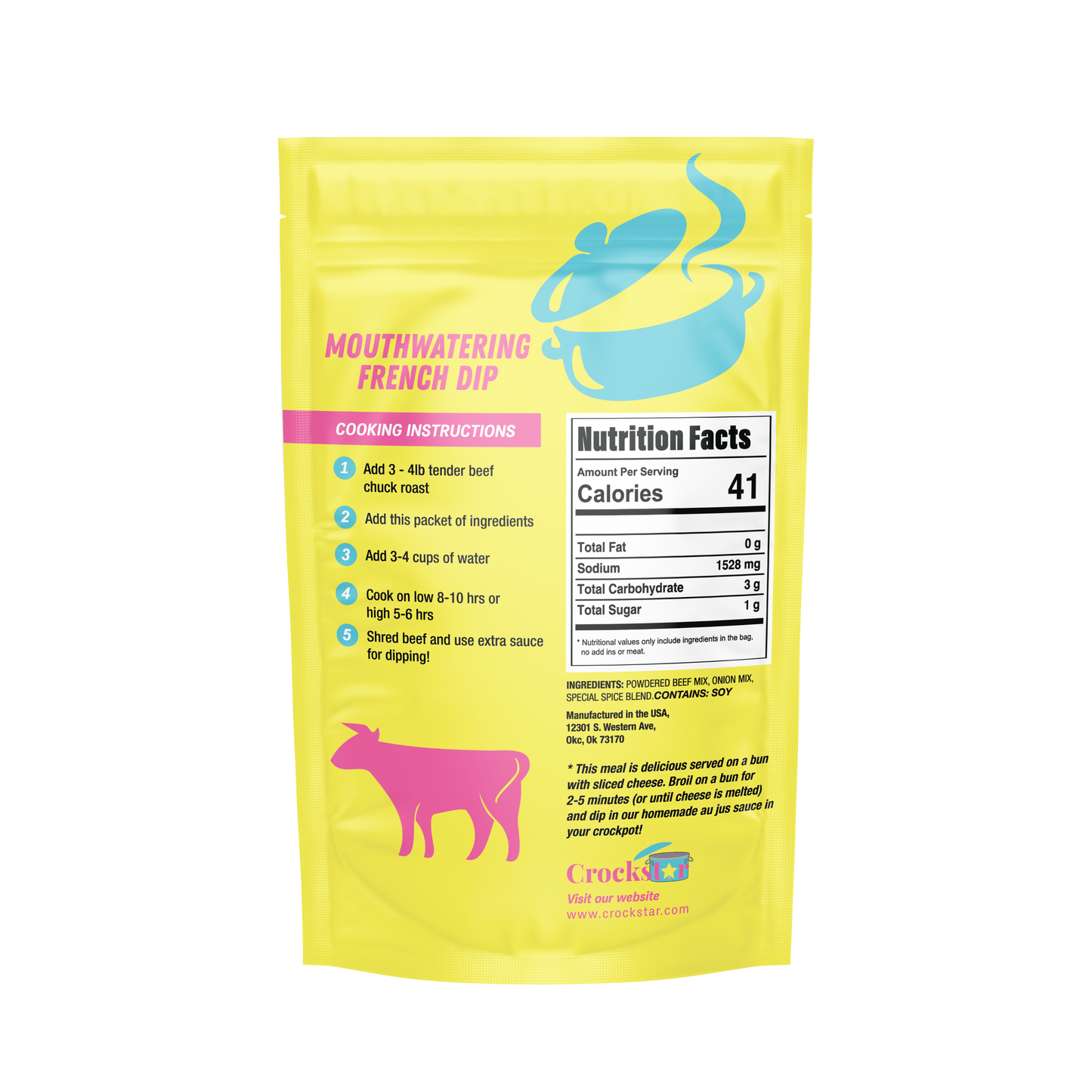 Crockstar Mouthwatering French Dip