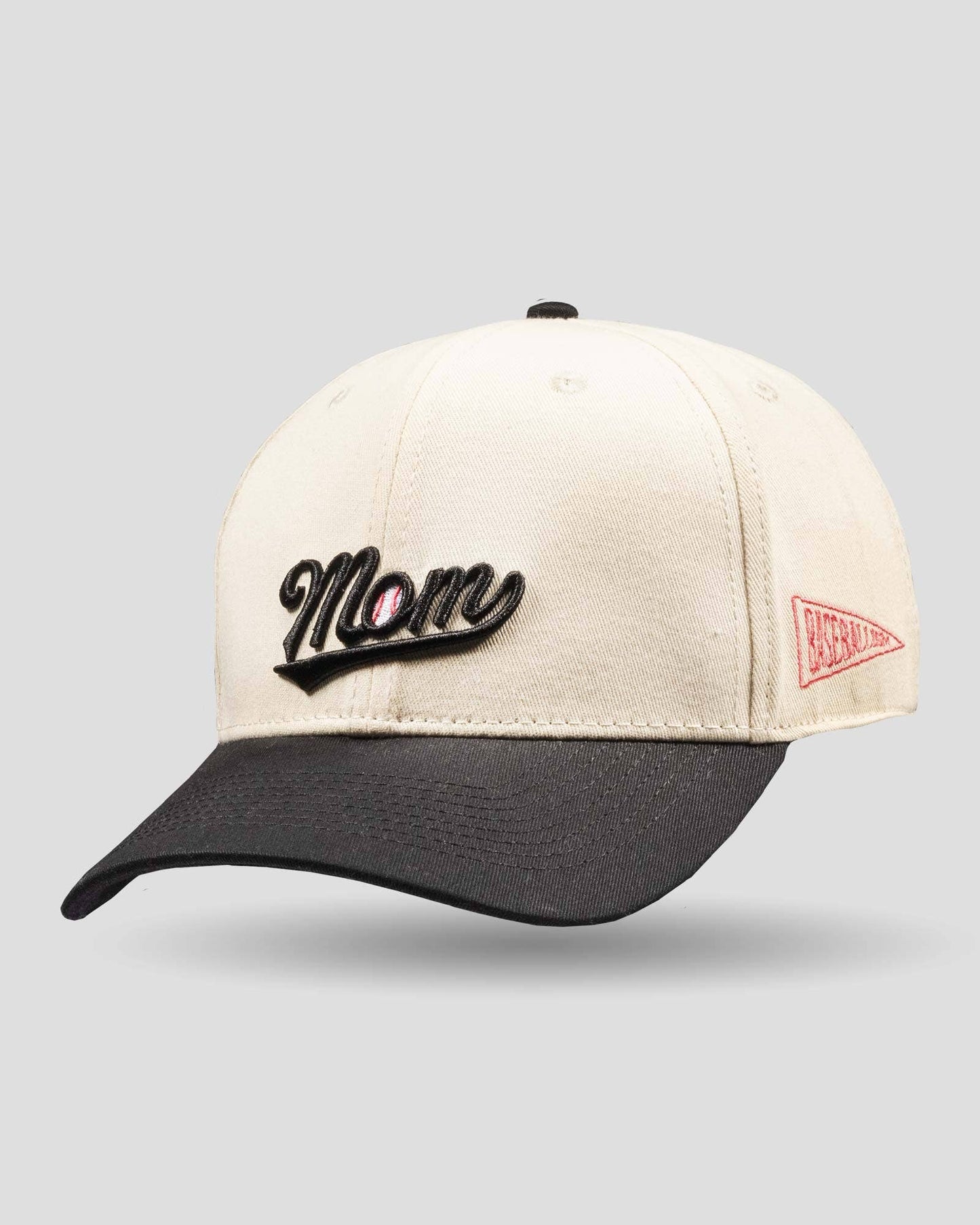 Baseball Mom Shallow Crown Fan Cap: Snapback