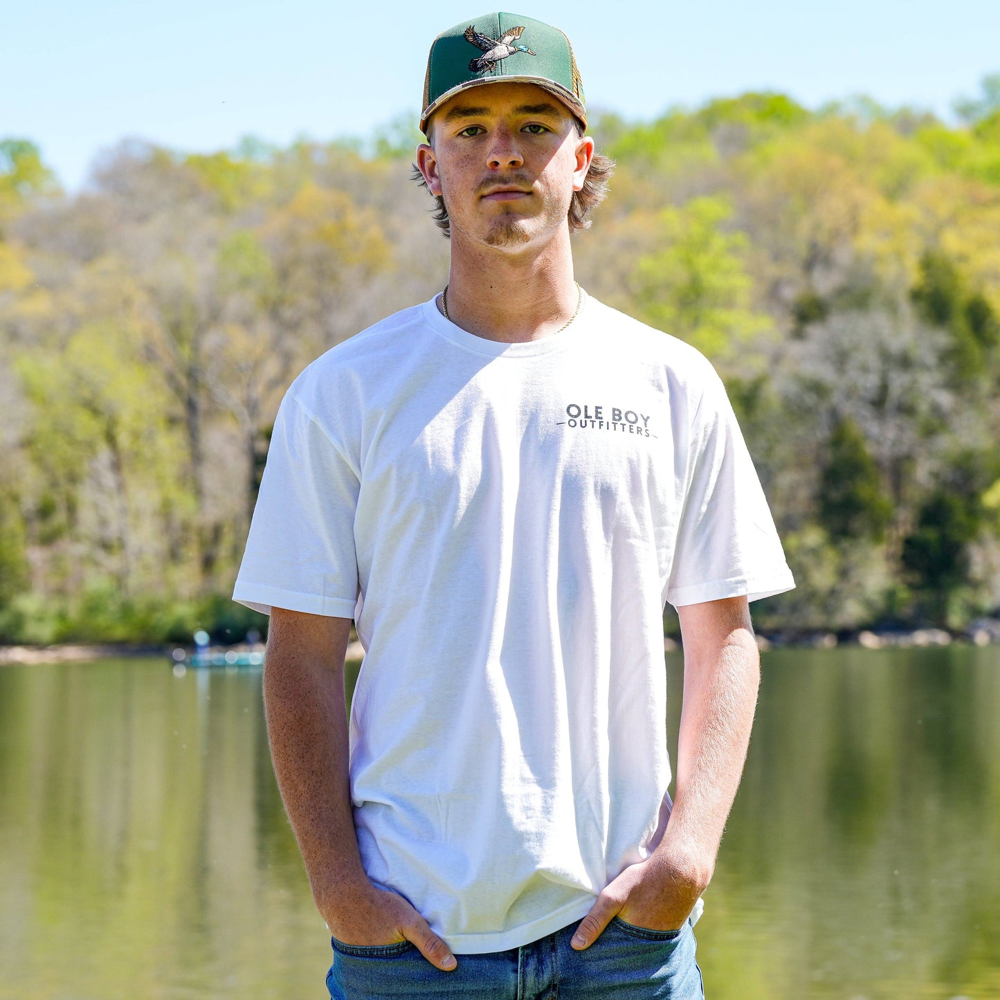 OLE BOY: Camo Mallard Tee