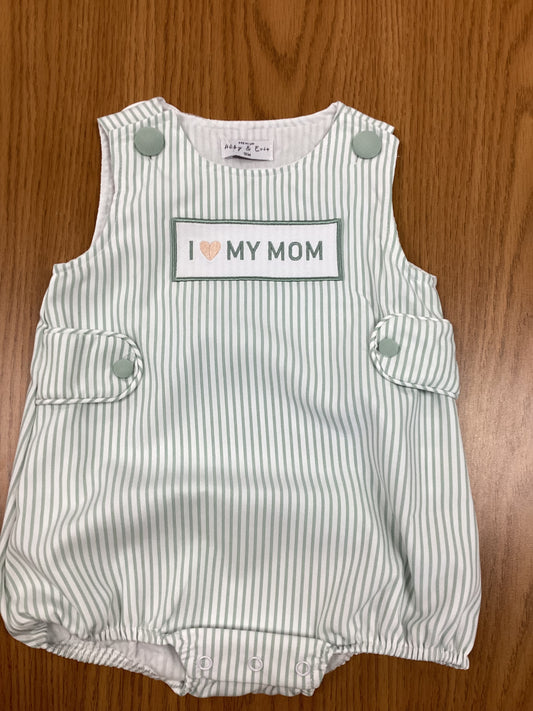 Boys, I Love my mom Bubble
