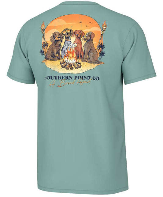 Southern Point Bird Dog Bonfire Tee- boys