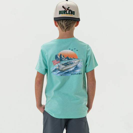 Burlebo Youth Tee - Lake Weekend - Island Reef