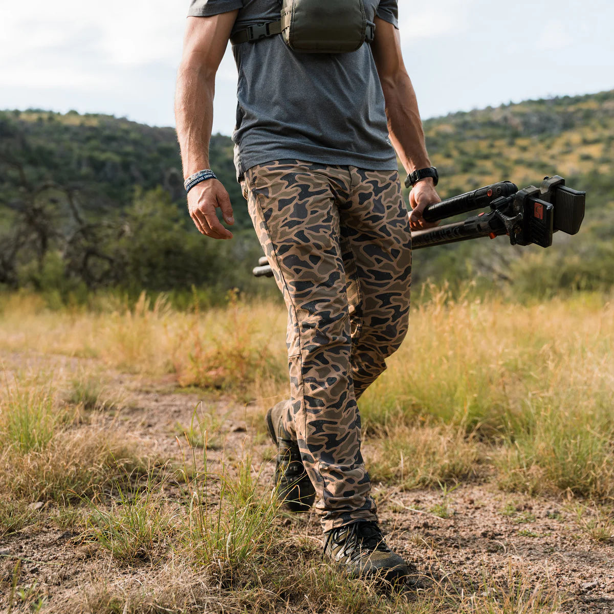 BURLEBO CHALLENGER PANT - GAUGE CAMO