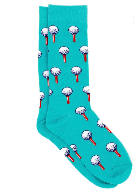 Properly tied: Lucky Duck Socks Tee Time