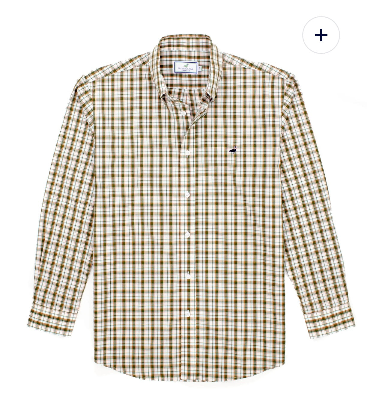 Properly tied: Seasonal Sportshirt Olive Grove