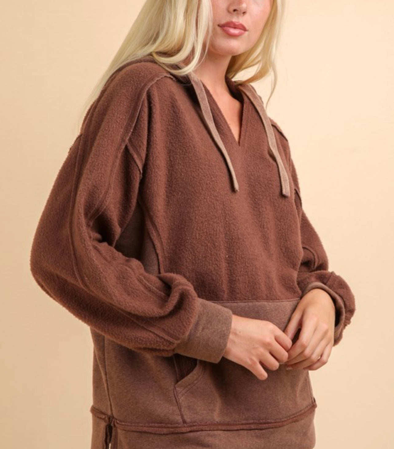 Chocolate brown hoodie