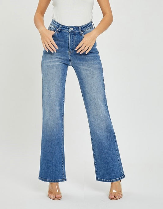 RISEN HIGH RISE RELAXED STRAIGHT JEANS RDP5292