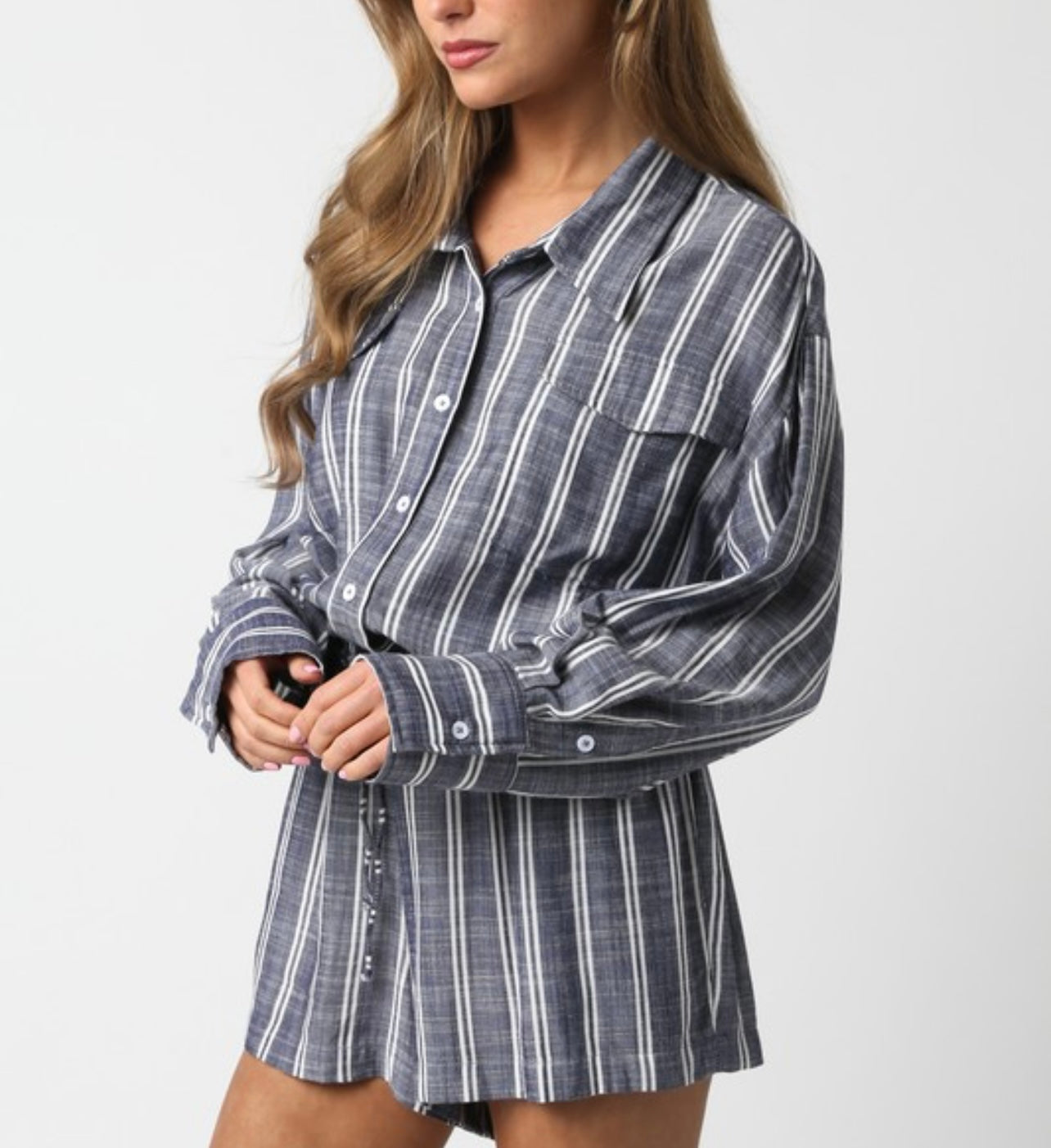 Bonnie linen romper