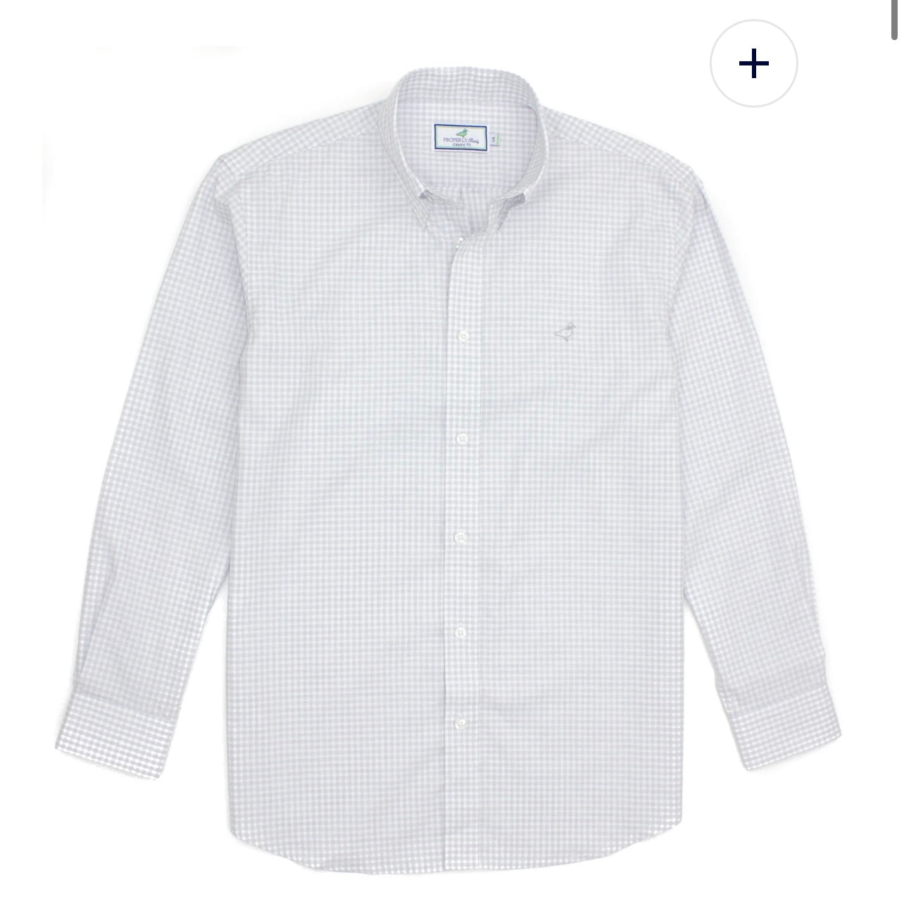 Properly tied: Park Ave Dress Shirt Smoke Check