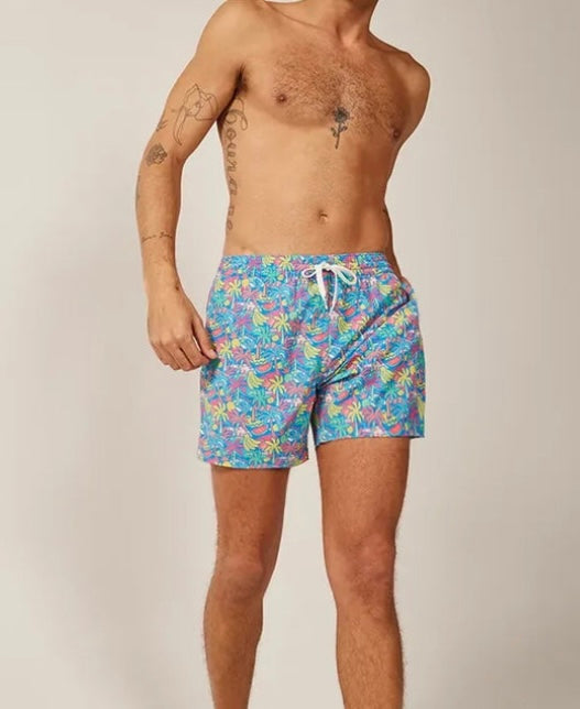Chubbies The Tropical Bunches mesh liner 5.5 in