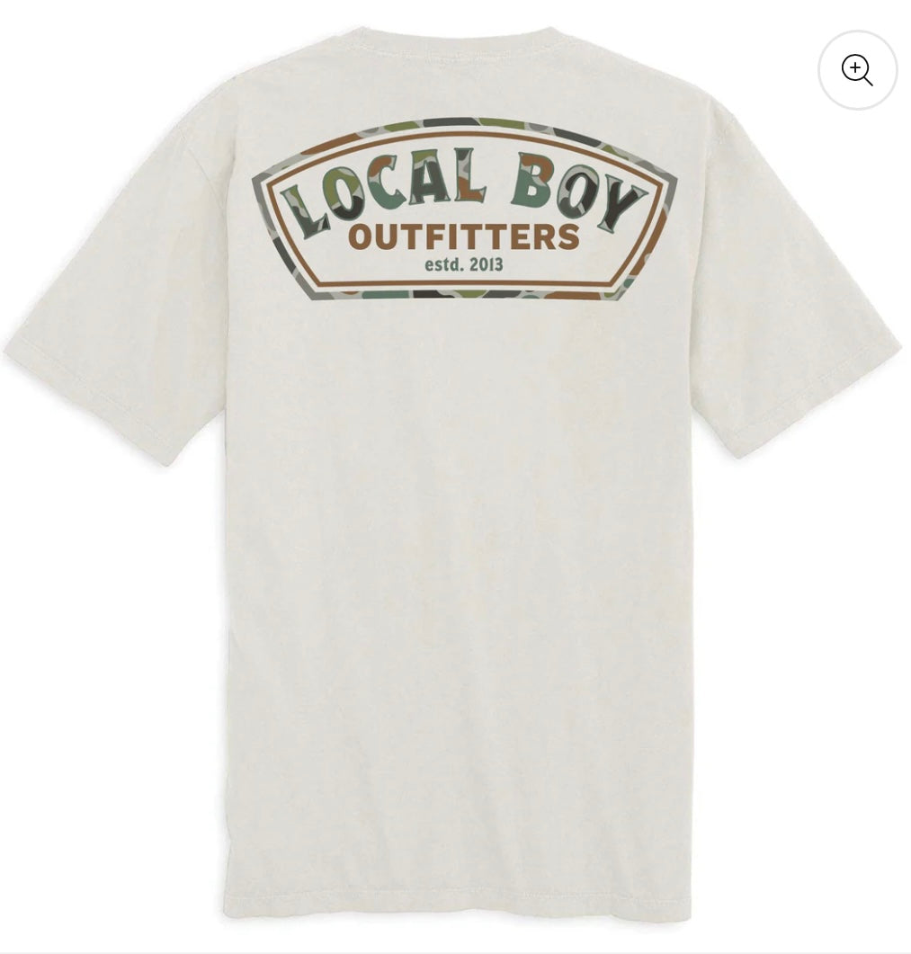 Local Boy: Forest Camo Label T-Shirt