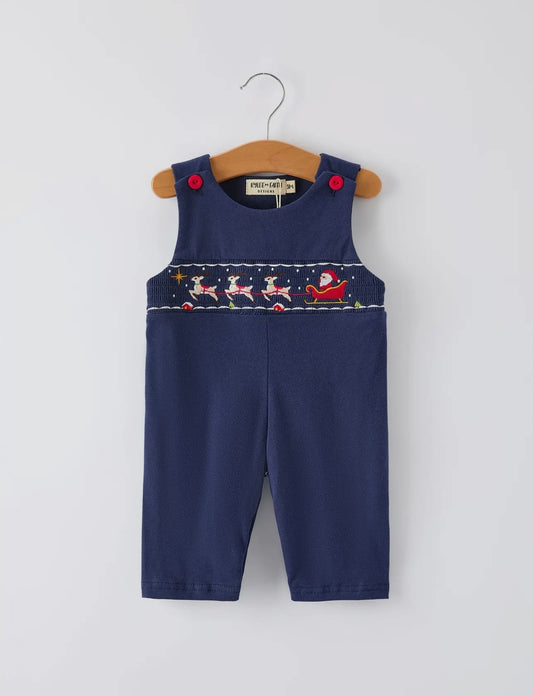 Santa navy romper