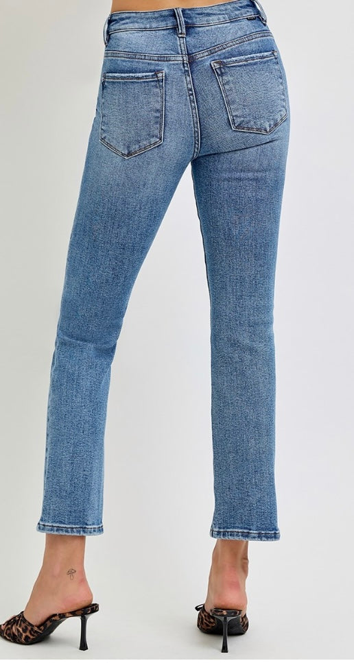 Risen jeans MID RISE-ANKLE STRAIGHT-SLIM JEANS RDP5290