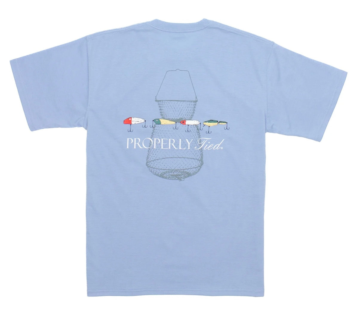 Properly Tied: Vintage Lures SS Light Blue