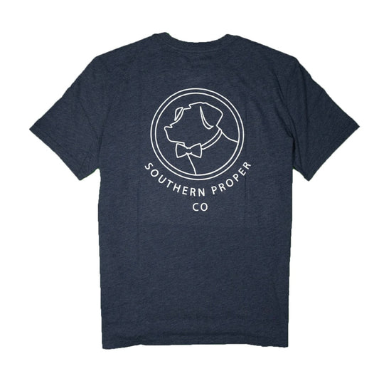 Southern proper navy dog logo