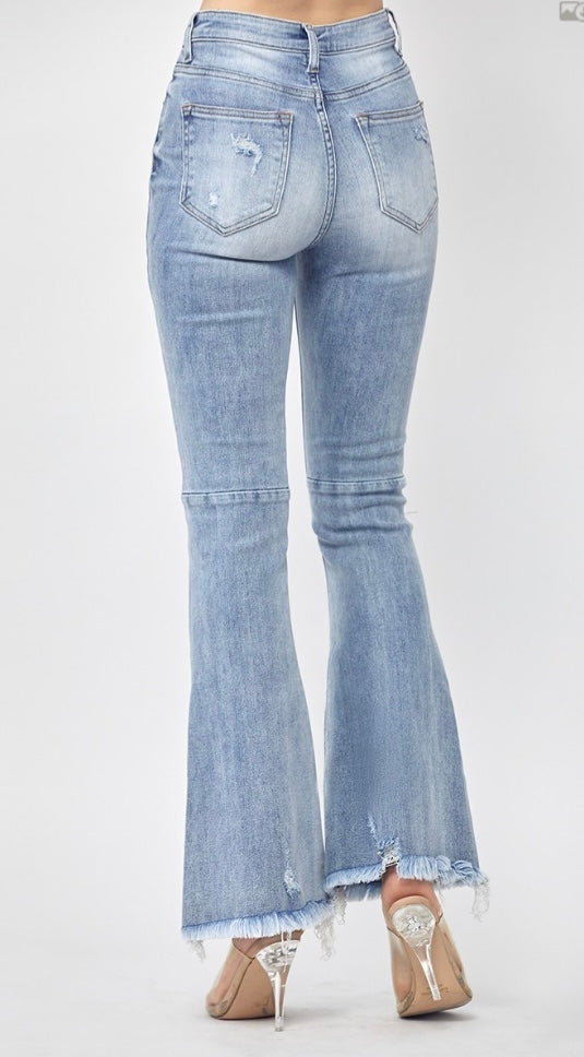 Risen MID RISE BUTTON FLY VINTAGE SKINNY JEANS RDP1295