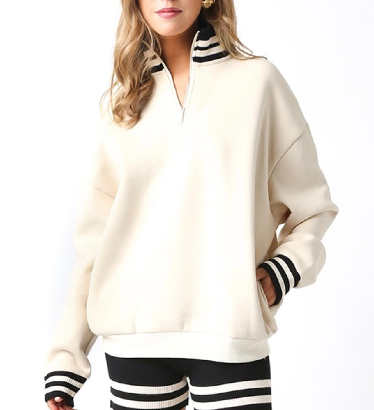 Kirsten quarter zip sweatshirt