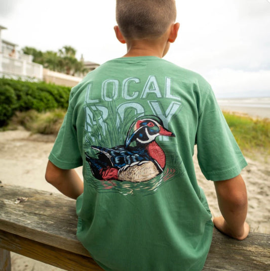 Local boy toddler & Youth Wood Duck T-Shirt