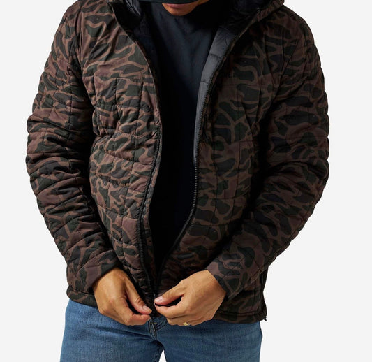 Burlebo puffer jacket - Bendita camo