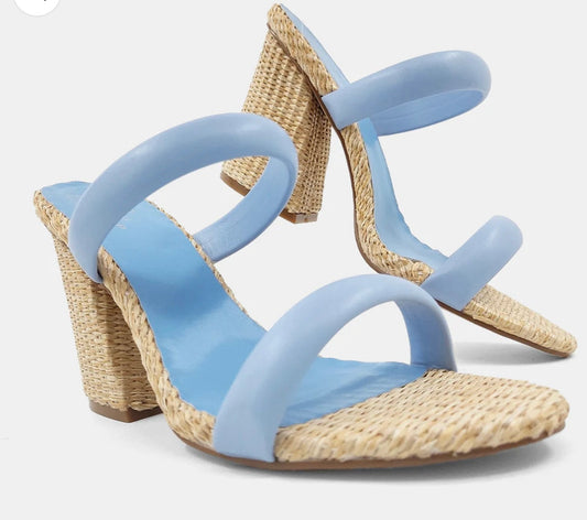 Shu Shop Gardenia Sandal- Light Blue