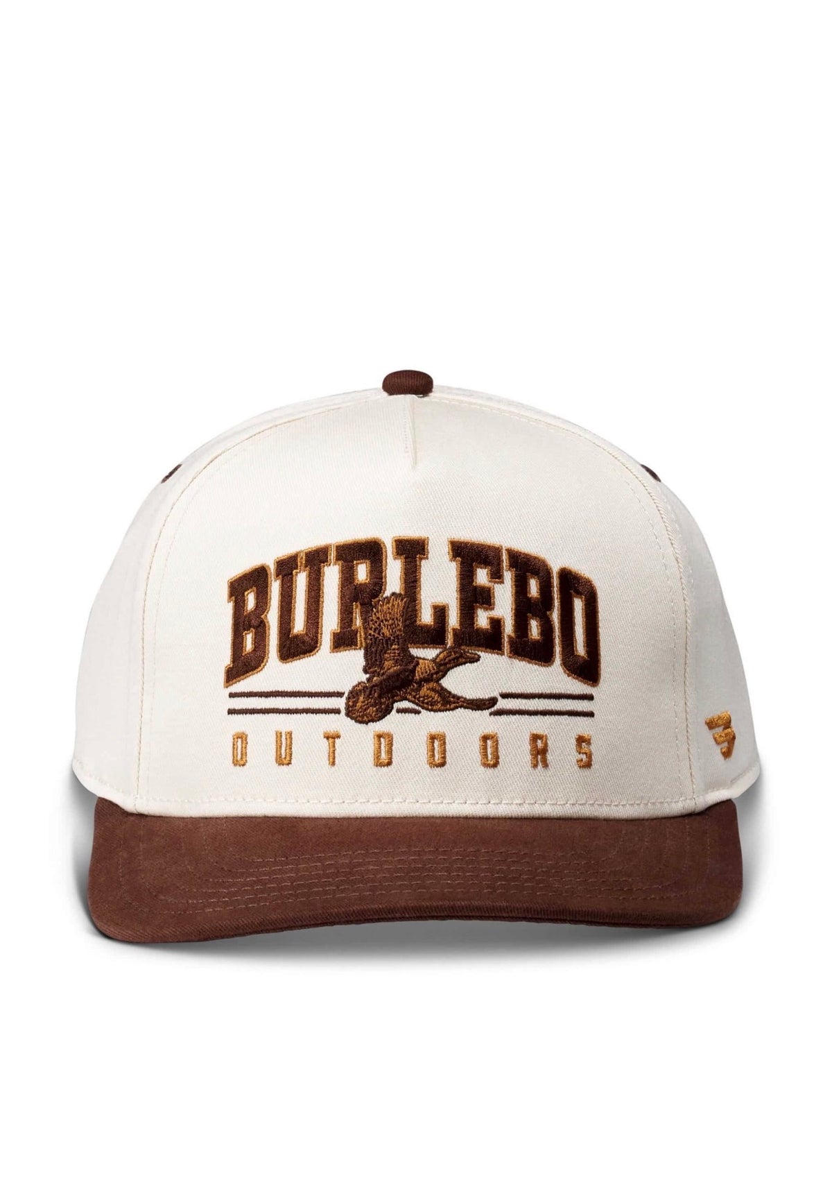 Burlebo cap - fly wild - cream & brown bill