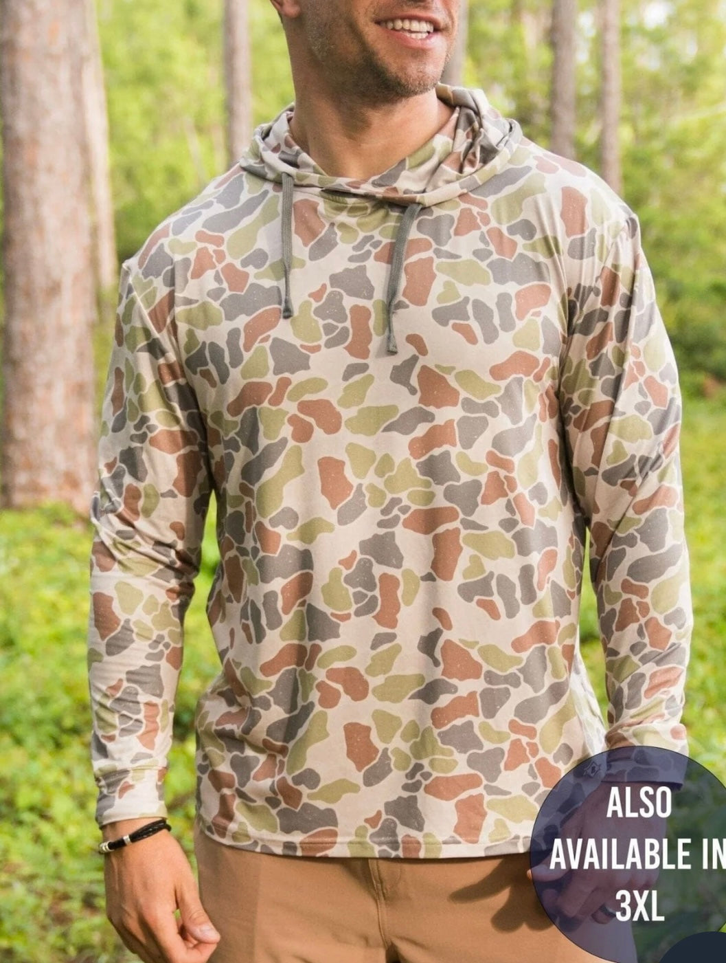 Burlebo Performance Hoodie - Driftwood Camo