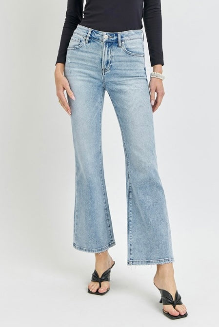 Risen jeans HIGH RISE ANKLE FLARE JEANS RDP5601