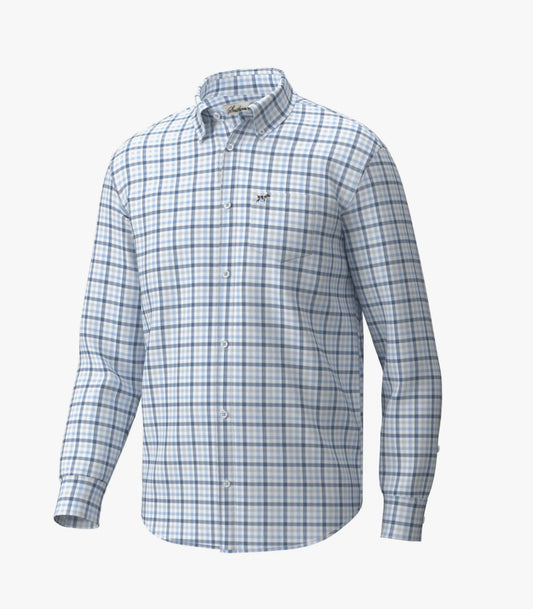 Southern Point YOUTH HADLEY LUXE LITE BUTTON DOWN-SANDERS GINGHAM