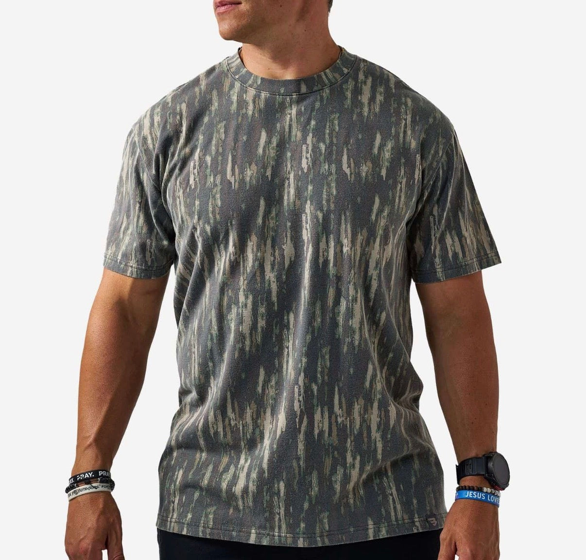 Burlebo vintage washed tee - midland camo