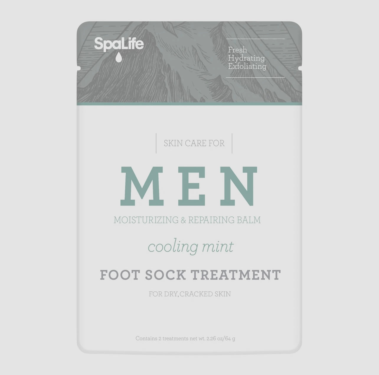 Mens cooking mint foot sock treatment