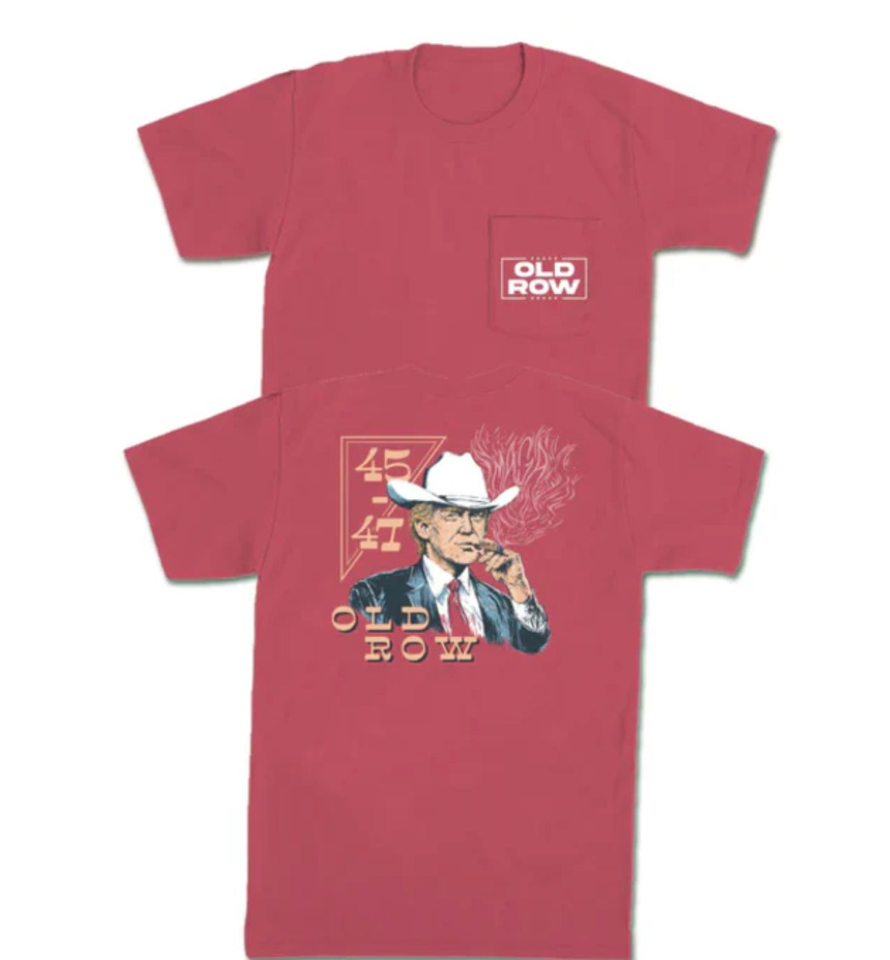 OLD ROW Cowboy Trump Pocket Tee