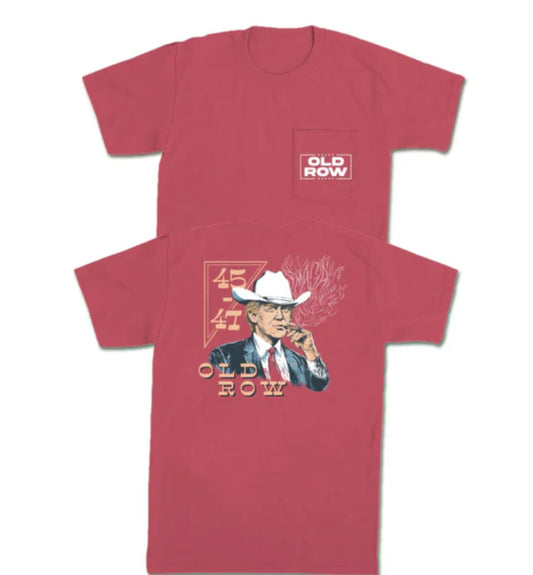 OLD ROW Cowboy Trump Pocket Tee