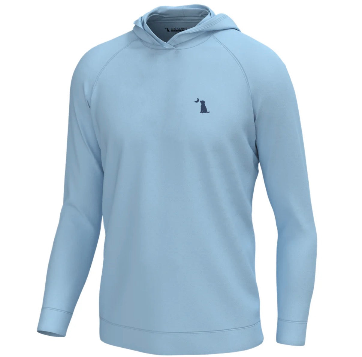 Local boy youth hemlock hoodie light blue