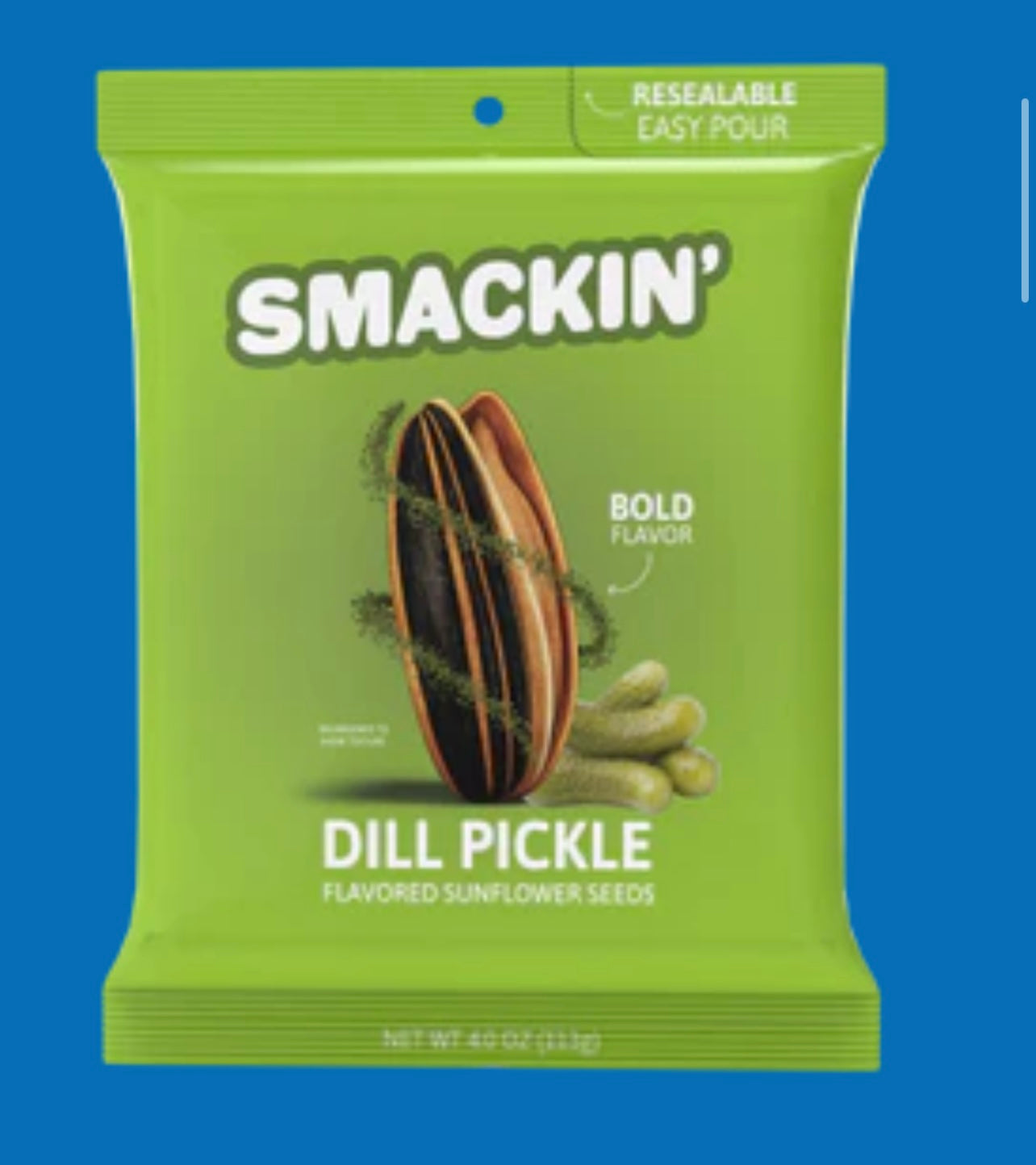 Smackin’ Sunflower Seeds Dill Pickle Large Bag