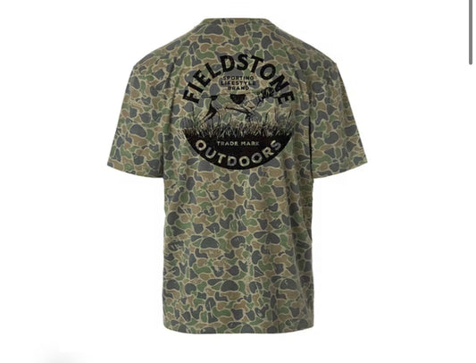 Fieldstone Youth Backwoods Camo Preserve Tee