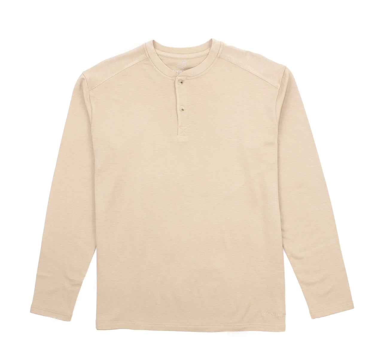 Properly tied: Shoreline Henley LS Birch