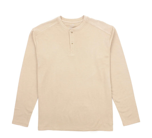 Properly tied: Shoreline Henley LS Birch