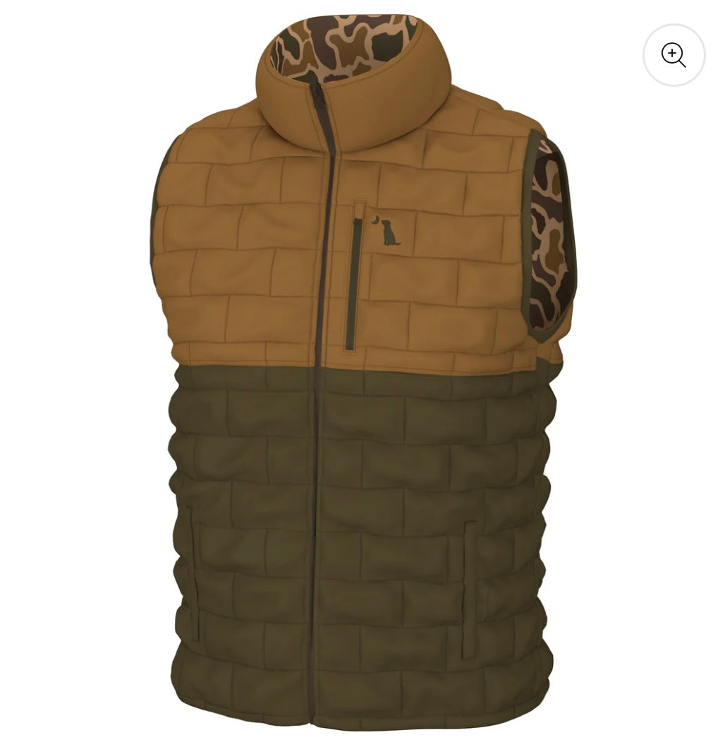 Local Boy: Duck Down Reversible Vest