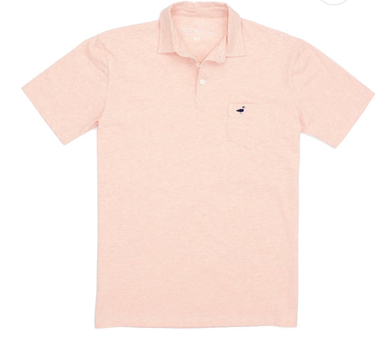 Properly tied: Harrison Pocket Polo SS Melon