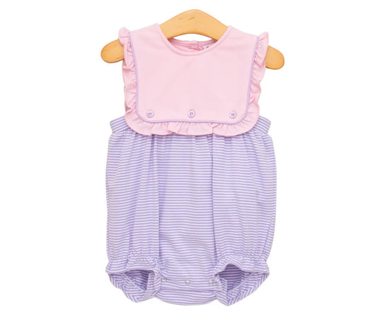 Amelia Bubble- Pink and Lavender Stripe jellybean