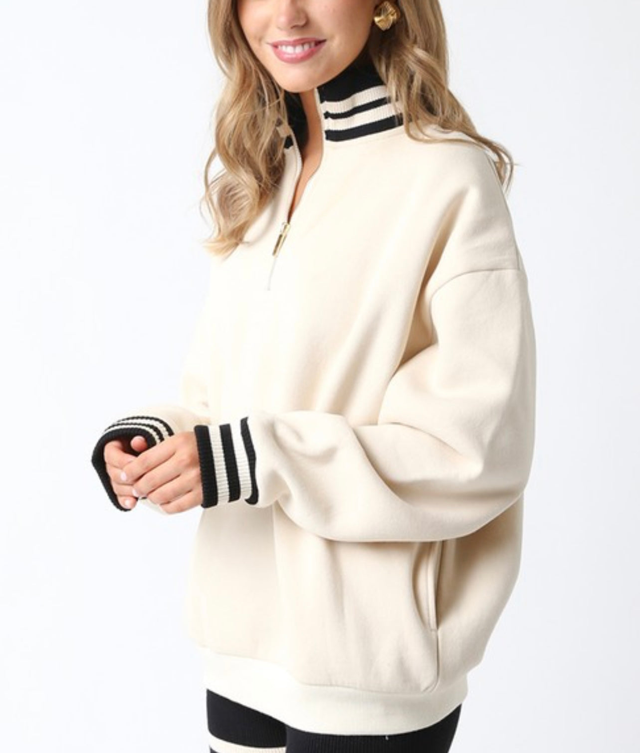 Kirsten quarter zip sweatshirt