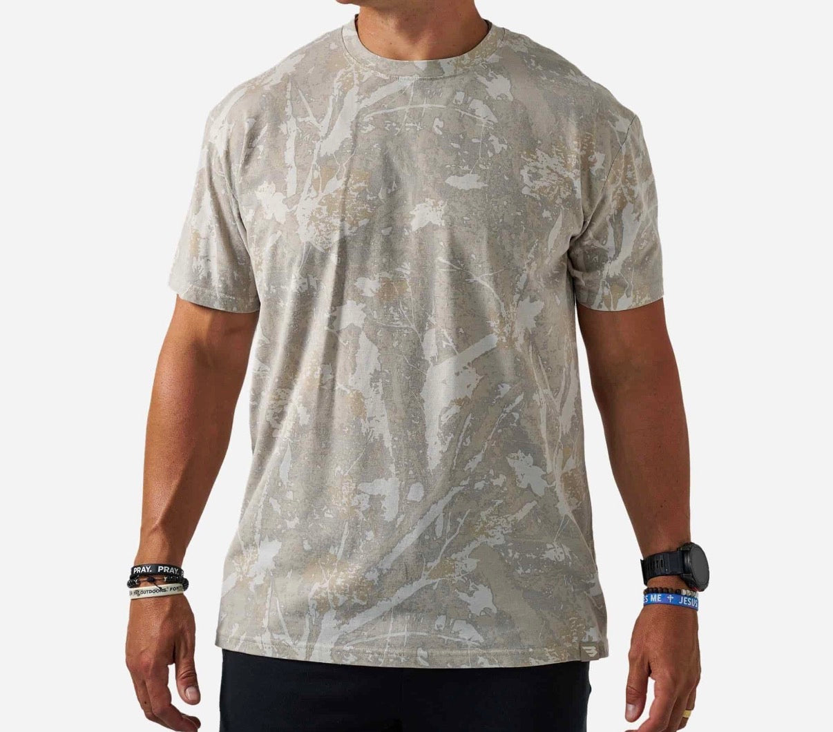 Burlebo vintage washed tee - drifter camo