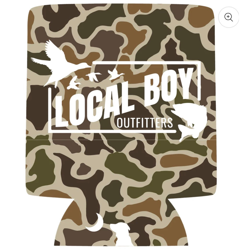 Local boy Cast & Blast 2.0 Koozie