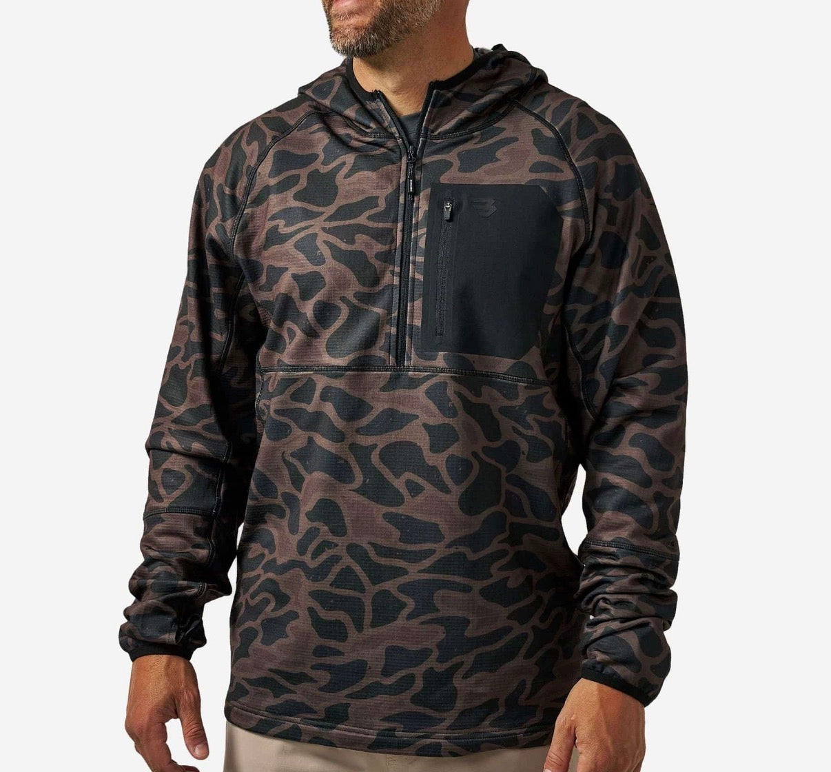 Burlebo blaze tech quarter zip - Bendita camo