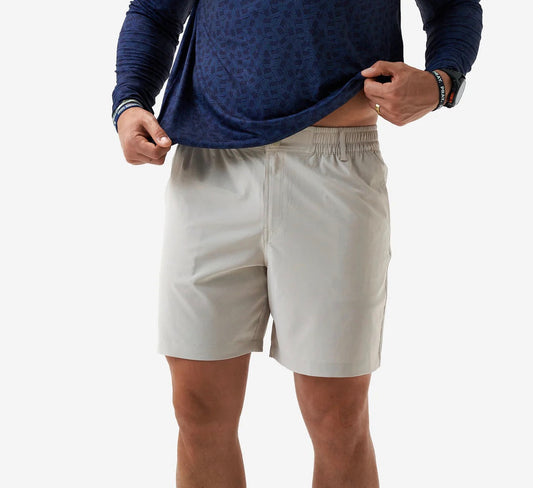 Burlebo Everyday Short - Cobblestone Khaki - Duck Hunt Pocket 7 in