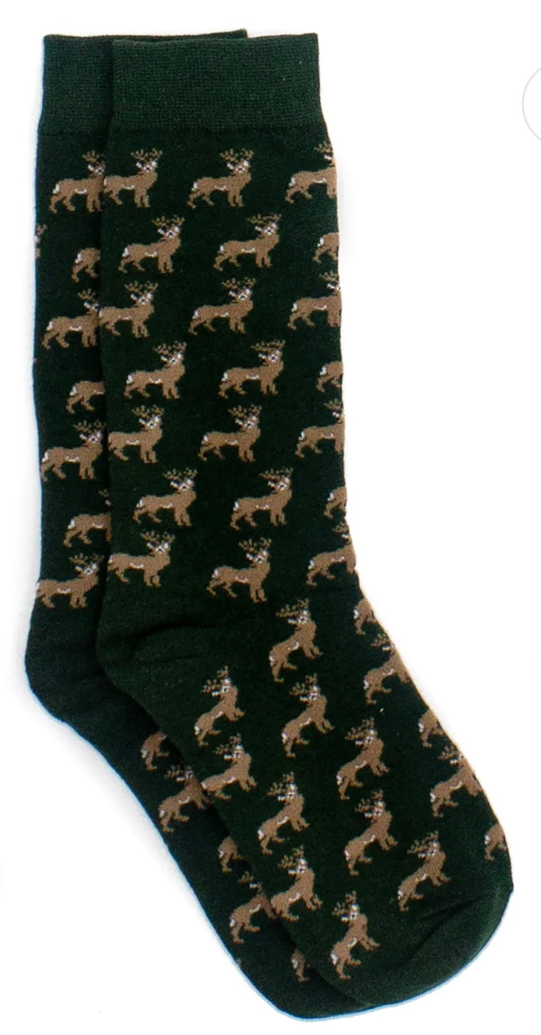 Properly tied: Lucky Duck Socks Whitetail