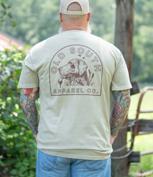 Old South Hunting Dog - Short Sleeve - Khaki