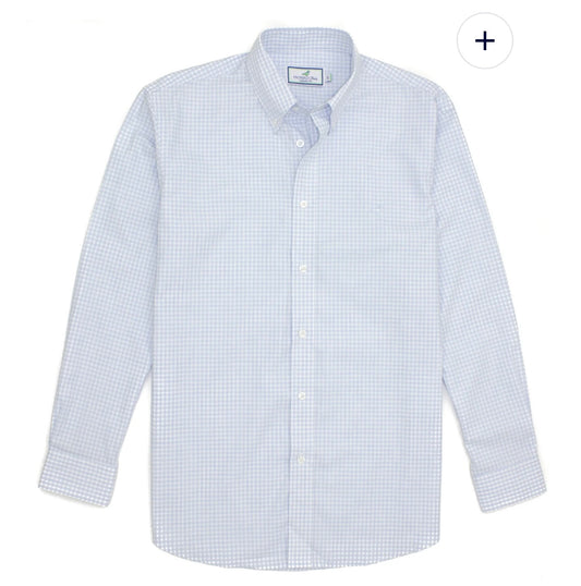 Properly Tied: Park Ave Dress Shirt Cloud Check