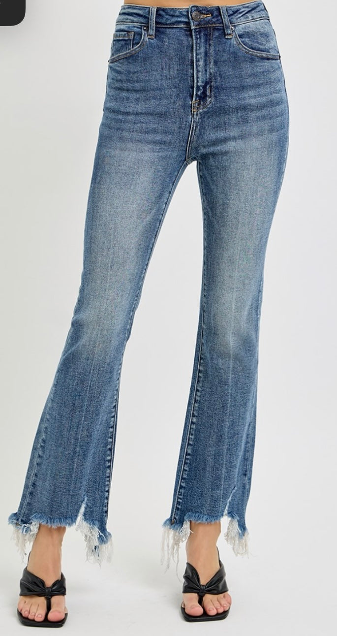 Risen-^様 Risen Cory High Rise Front Yoke Detail Jean – Be You Boutique